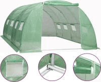 vidaXL Θερμοκήπιο 16m² 4x4x2m με Βάση από Χάλυβα 48160