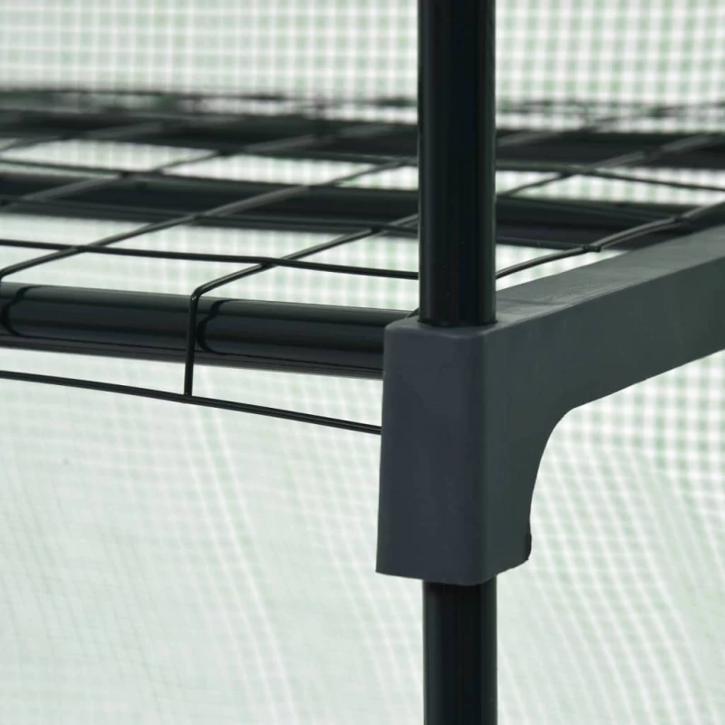 vidaXL Μίνι Θερμοκήπιο με 3 Ράφια 69x49x125cm 46917