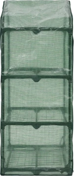 vidaXL Μίνι Θερμοκήπιο με 3 Ράφια 69x49x125cm 46917