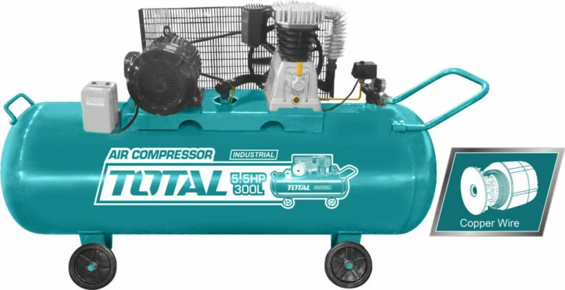 Αεροσυμπιεστής Με Ιμάντα 300Lt - Total Tc1553002