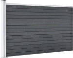 vidaXL Πάνελ Περίφραξης Γκρι 105x180cm 49075