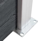 vidaXL Πάνελ Περίφραξης Γκρι 105x180cm 49075