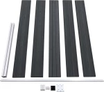vidaXL Πάνελ Περίφραξης Γκρι 105x180cm 49075