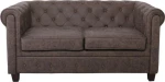 Chesterfield-W Διθέσιος Καναπές Antique Καφέ 153x82εκ.