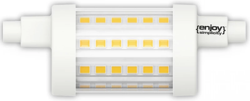 Elvhx Λάμπα LED για Ντουί R7S Θερμό Λευκό 806lm