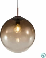 Globo Lighting Varus Κρεμαστό Φωτιστικό Μοντέρνο Μονόφωτο Καφέ