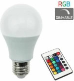 Spot Light Λάμπα LED για Ντουί E27 και Σχήμα A60 RGB 600lm Dimmable