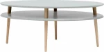 Τραπεζάκι Oval OVO8H Light Grey 110X70X45cm