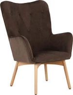Πολυθρόνα 8009 67x72x97cm Brown 380-92-002