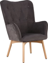Πολυθρόνα 8009 67x72x97cm Grey 380-92-001