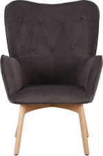 Πολυθρόνα 8009 67x72x97cm Grey 380-92-001