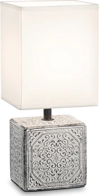 Ideal Lux Kali Πορτατίφ με Γκρι Καπέλο και Γκρι Βάση