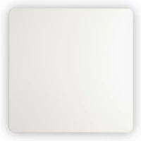 Ideal Lux Led Cover AP1 Square Big Φωτιστικό Τοίχου Λευκό