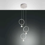 Fabas Luce Sirio Κρεμαστό Φωτιστικό Μοντέρνο Τρίφωτο Λευκό