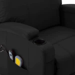 Πολυθρόνα Relax Μαύρη Massage 289757