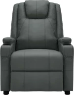 Πολυθρόνα Relax Ανθρακί Massage 321314