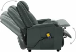 Πολυθρόνα Relax Ανθρακί Massage 321314