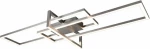 Trio Lighting Salinas Πλαφονιέρα Οροφής Ασημί από Μέταλλο Νίκελ Ματ