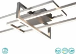 Trio Lighting Salinas Πλαφονιέρα Οροφής Ασημί από Μέταλλο Νίκελ Ματ