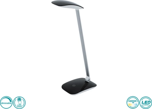 Φωτιστικό Γραφείου Led Cajero 95696 Black Eglo