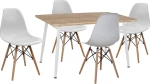 Τραπεζαρία Twist 5τμχ 120x70cm