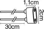 VK Lighting VK/No25/30 G13 Λευκό