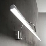 Ideal Lux Bonjour AP1 Small Φωτιστικό Τοίχου Ασημί