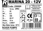 Rover Pompe Marina 20 - 12V 250000