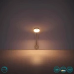Globo Lighting Lehovo Φωτιστικό Τοίχου Ασημί Ασημί