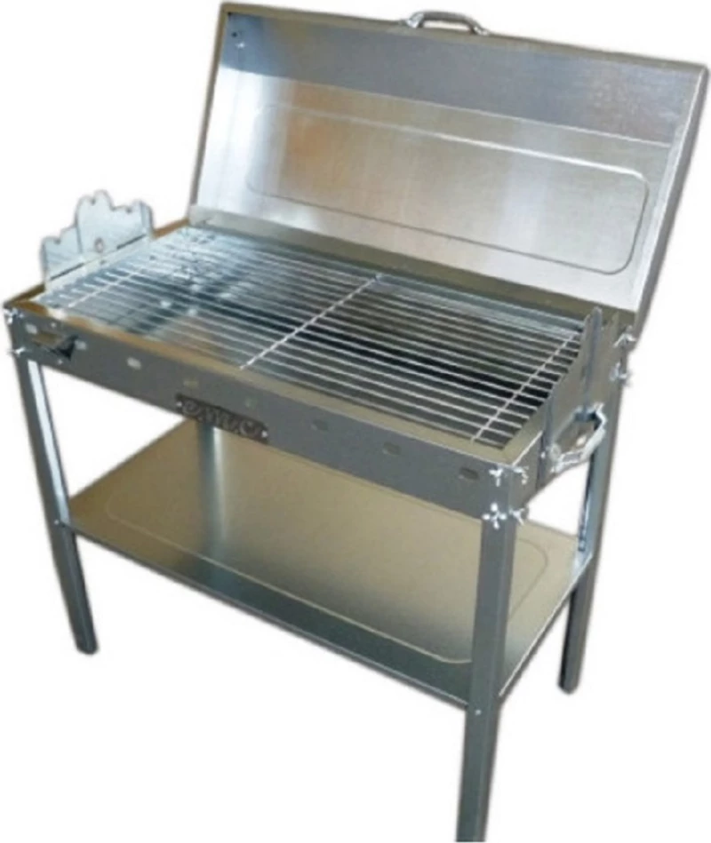 Pitsilos Ψησταριά Κάρβουνου 80x40cm με καπάκι BBQ 800