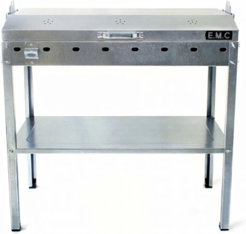 Pitsilos Ψησταριά Κάρβουνου 80x40cm με καπάκι BBQ 800