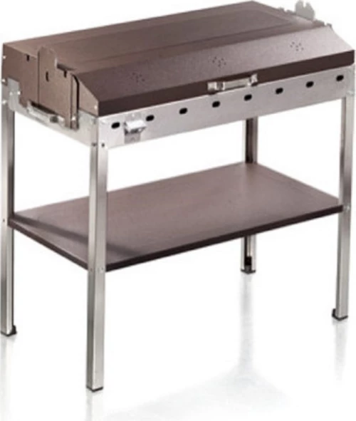 Pitsilos Ψησταριά Κάρβουνου 75x35cm με καπάκι BBQ 800