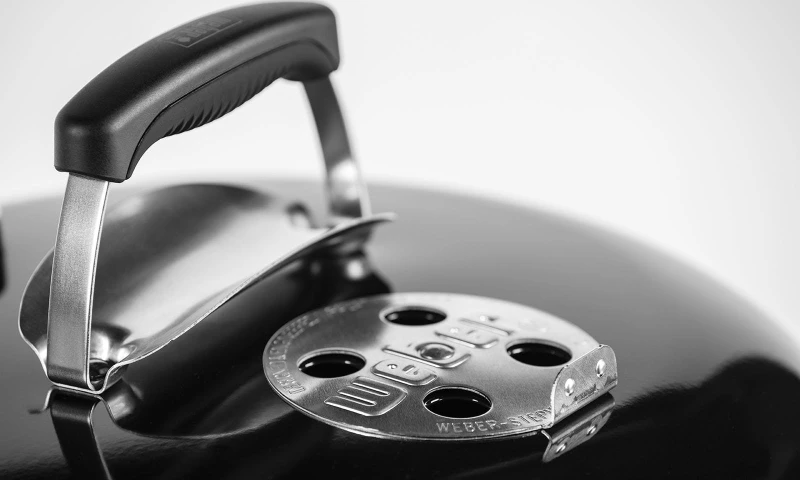 Weber Ψησταριά Κάρβουνου 47x47cm με καπάκι Original Kettle E-4710 Black
