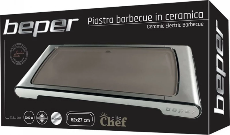 Beper Κεραμικό Teppanyaki Grill 2200W με Ρυθμιζόμενο Θερμοστάτη