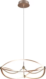Trio Lighting Κρεμαστό Φωτιστικό Μοντέρνο LED Χάλκινο