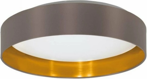 Φωτιστικό Οροφής-Πλαφονιέρα Led Maserlo 2 99542 3000K Ø380 Taupe Eglo