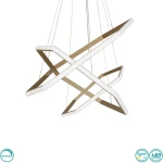 Ondaluce So.Stardust/3 Κρεμαστό Φωτιστικό Μοντέρνο LED Χρυσό