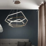 Ondaluce So.Stardust/3 Κρεμαστό Φωτιστικό Μοντέρνο LED Χρυσό