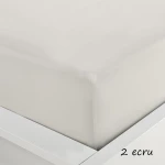 Sunshine Σεντόνι Μονό με Λάστιχο 100x200x20 Menta 2 Ecru