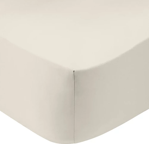 Sunshine Σεντόνι Ημίδιπλο με Λάστιχο 120x200x30 Cotton Feelings 108 Ecru