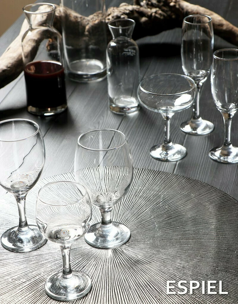 Espiel Ποτήρι Νερού Bistro Γυάλινο Κολωνάτο 290ml