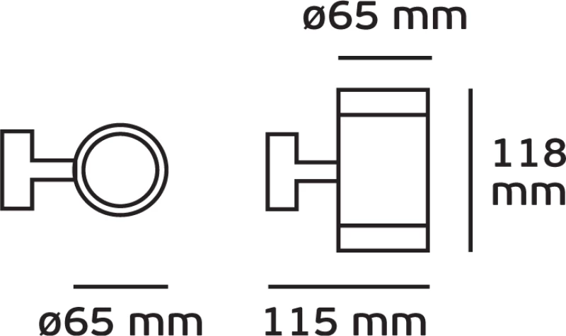VK Lighting Επιτοίχιο Εξωτερικό Φωτιστικό 75169-182997