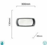 Ideal Lux Francy-2 Επιτοίχιο Εξωτερικό Φωτιστικό 123783