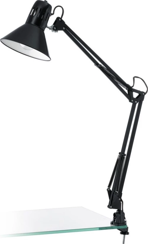 Φωτιστικό Γραφείου Με Κλιπ 90873 Black Firmo Eglo