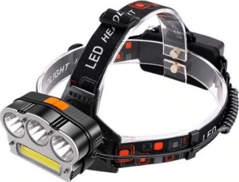 Προβολέας LED κεφαλής με flash T6 επαναφορτιζόμενες μπαταρίες OEM-T6L