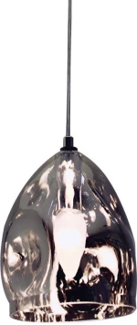 Home Lighting Κρεμαστό Φωτιστικό Μοντέρνο Μονόφωτο Γκρι