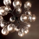 Ideal Lux Κρεμαστό Φωτιστικό Μοντέρνο Πολύφωτο Μαύρο