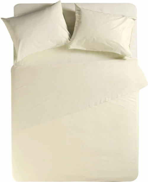 Nef-Nef Σεντόνι Ημίδιπλο με Λάστιχο 120x200 Basic 729 Cream