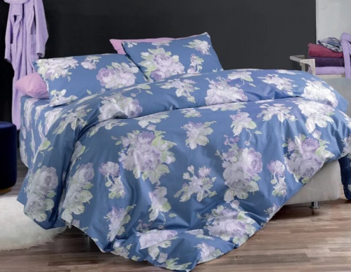 Rythmos Σετ Σεντόνια Μονά 160x260 Aeriela Blue