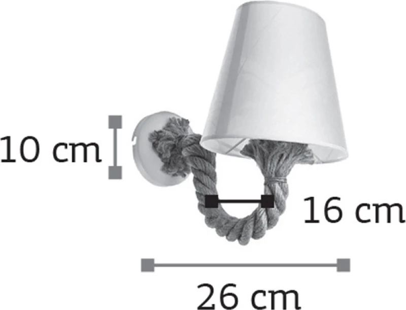 Inlight 43368 Φωτιστικό Τοίχου Μαύρο Black